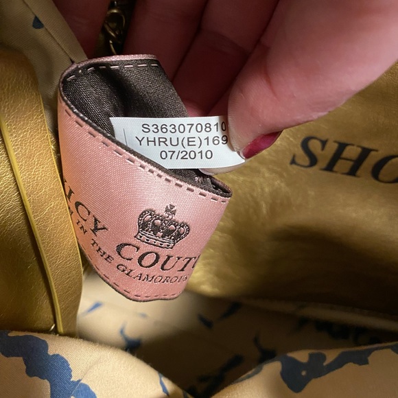 Juicy Couture Blue Velour Daydreamer Handbag - Picture 15 of 15